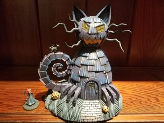 NBC Hawthorne Village Disney Nightmare Before Christmas Cat House Mint
