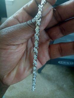 White gold bracelet 14k