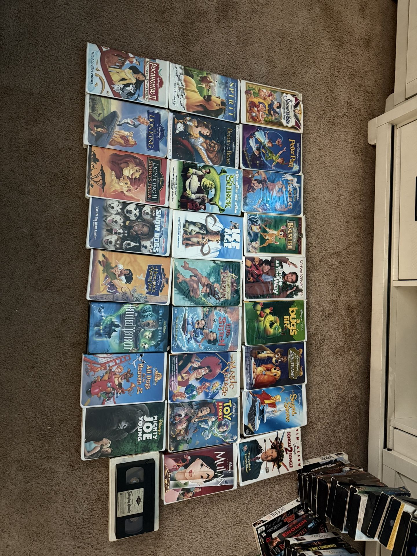 VHS/dvd Player And Movies