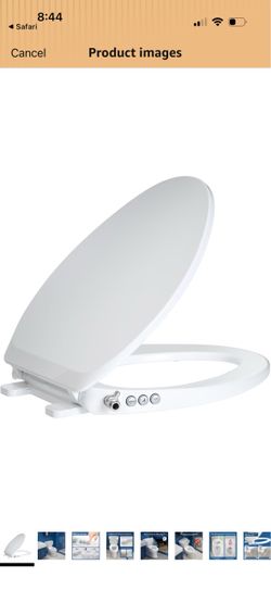 Bidet Toilet Seat – Non-Electric, Self-Cleaning Dual Nozzles for Frontal & Rear Wash, Adjustable Water Pressure, Slow-Close Lid, Fits Elongated Toilet