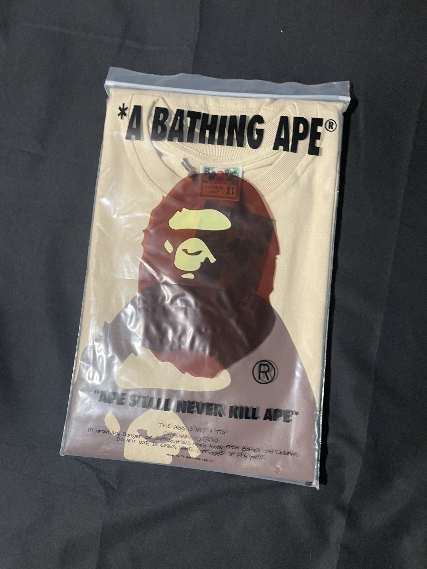 Bape Tee Tan