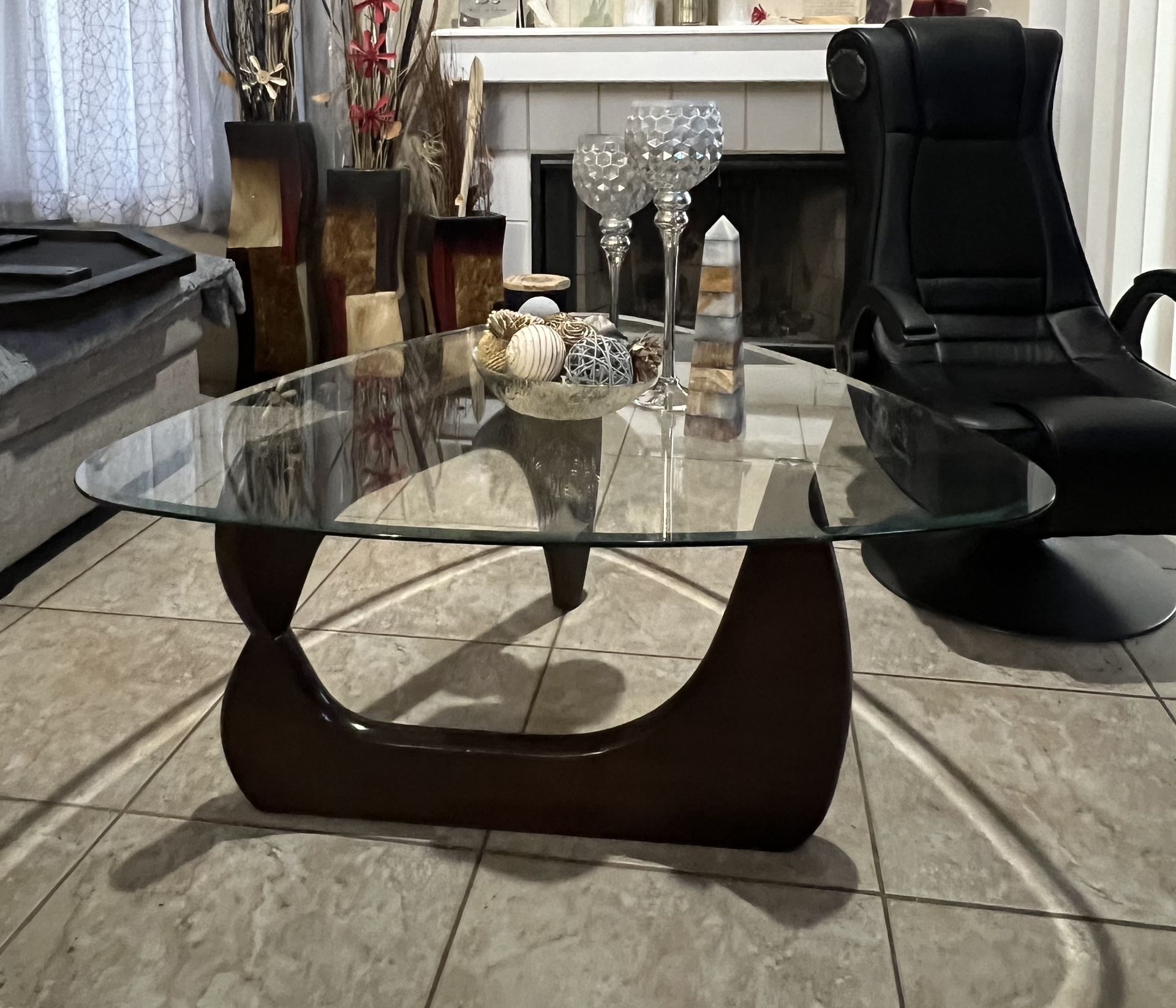 Glass Coffee Table & Two End Tables