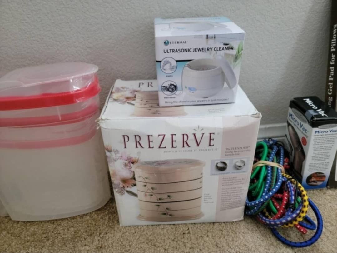 New Cereal Storage Containers Jewelry Cleaner Ultrasonic Or Micro Vac Jewelry Box
