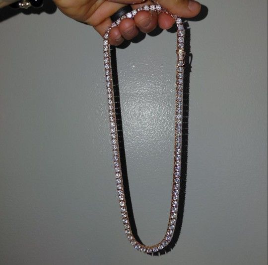GLD Rose Gold Tennis Chain