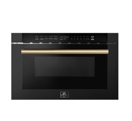 Formo Black And Gold Microwave