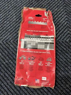 Milwaukee Bandsaw Blades 