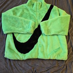 Nike Big Swoosh Fur Jacket Zip-up XXL