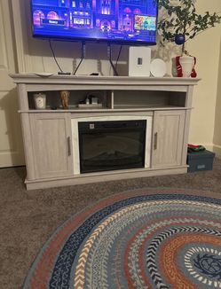 TV Stand with Electric Fireplace
