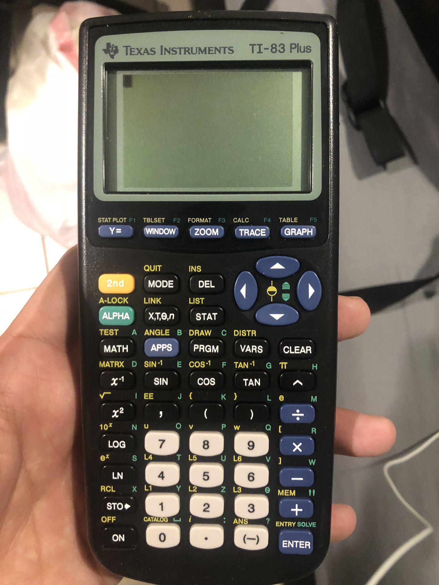 TI-83 calculator Texas instruments