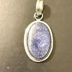 Sterling Lapis Pendant