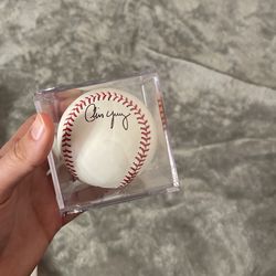 Chris Young Signed Baseball