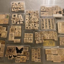 Rubber Stamp Collection NEW 200 Stamps