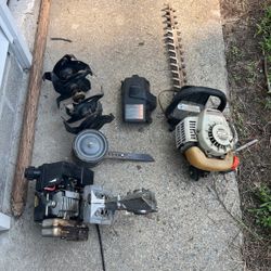 Rototiller And Hedge Cutter