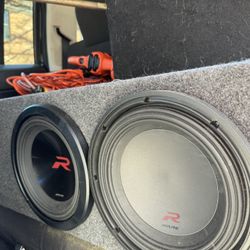 10” Alpine Subs and 2000 Watt Alpine Amp