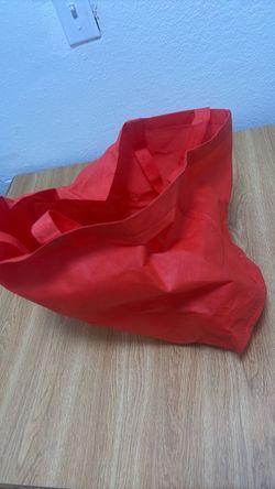 Red Reusable Tote Bag