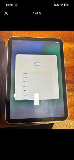 iPad Mini 6th Gen 256GB Wifi Only with genuine Purple Smart Folio Case