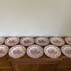 12 Johnson Brothers England “Old Britain Castles”