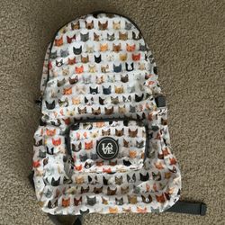 LOVE Bags Packable Stash Backpack - SLICK KITTY -