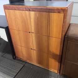 3 Drawer Filing Cabinet Wood