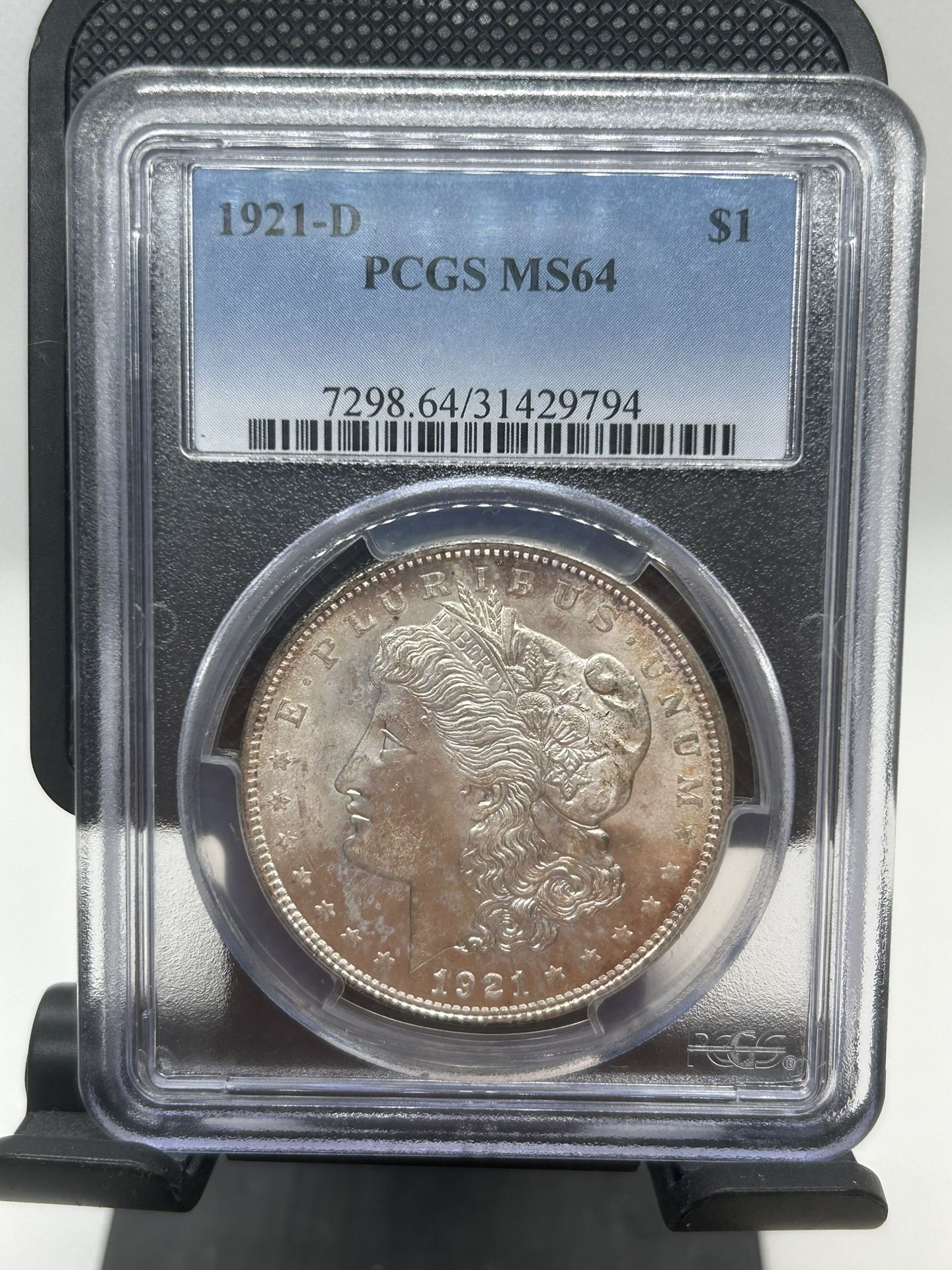 Ms 64 1921 D Morgan Dollar