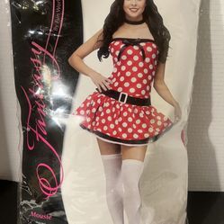 Fun World Adult Women's Mini Mouse Halloween Costume Brand New