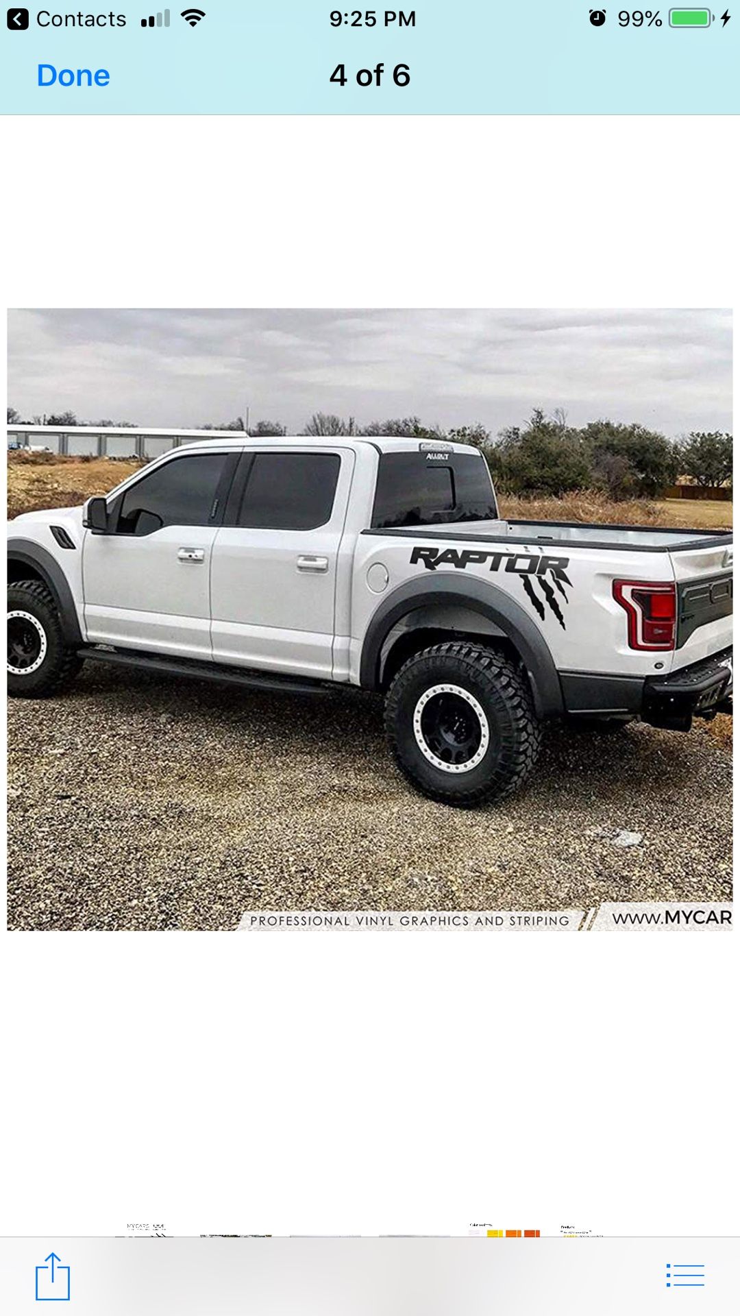 Ford raptor stickers