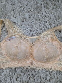Nude Lace Underwire Bra
