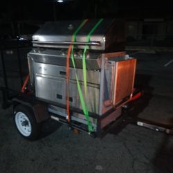 AS IS TURBO BRAND, PROPANE GRILL $175.00**