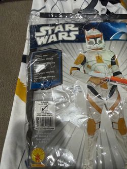 Star Wars Clone Trooper Kids Costume Small