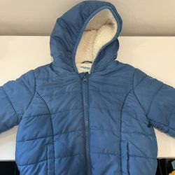 Blue Toddler Puffy Jacket Size 24M