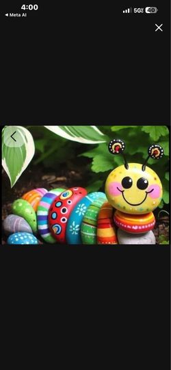 Caterpillar Garden Statue