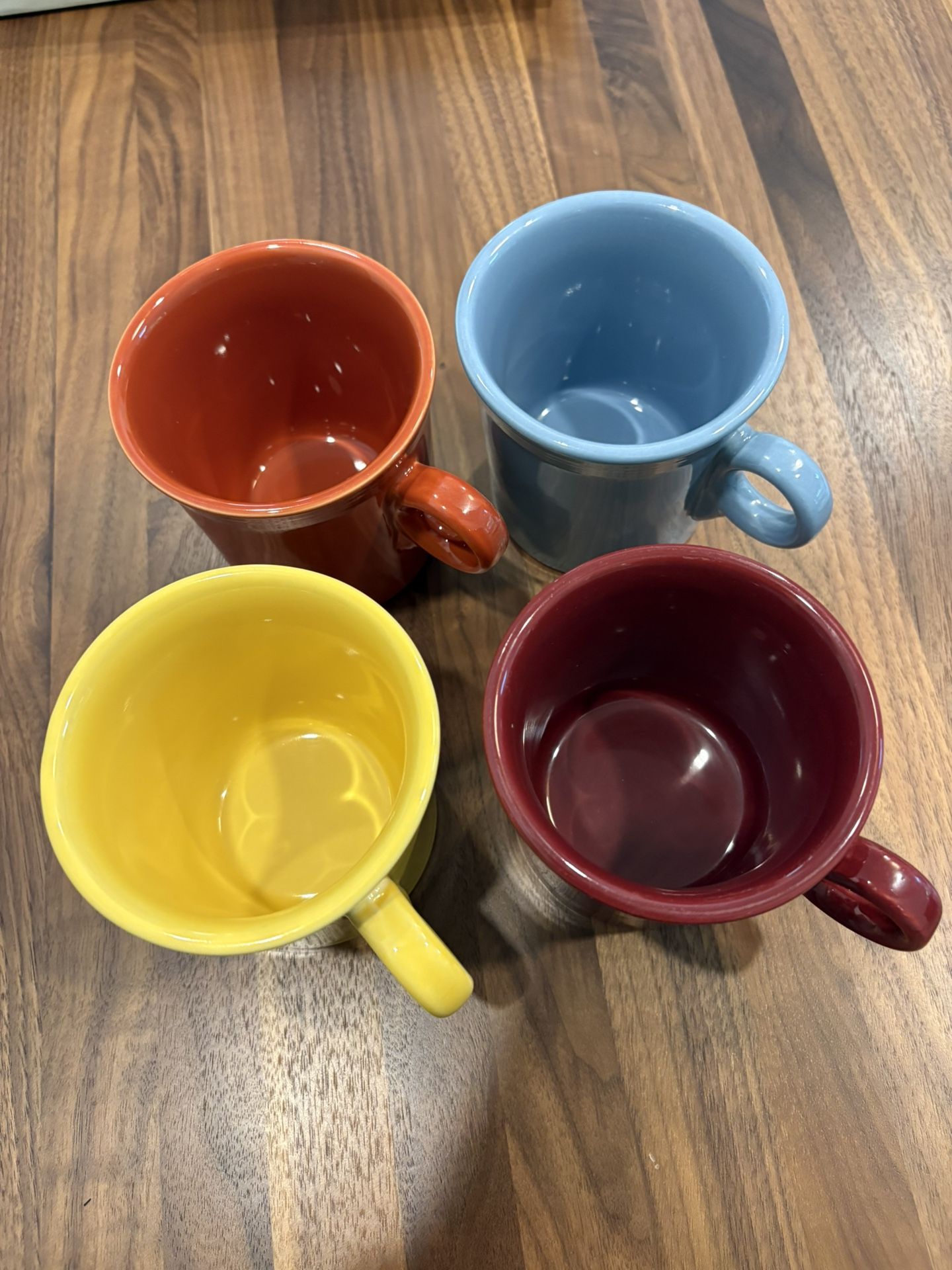 Set Of 4 Fiesta Ware Mugs