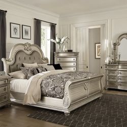 Bedroom Set, Bed, Queen Bed, King Bed, Bed, Nightstand, Dresser, Mirror, Home Furniture, Furniture On Sale, Low Prices