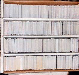 Over 25,000 Baseball, football, basketball, and hockey cards from 80’s’ 90’s, and 2000’s