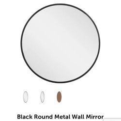 NEW 31" Black Rimmed Mirror