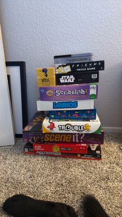 Lot of 10 Board Games Bundle