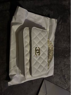 White channel bag