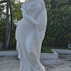 Four Seasons Marble Statue - Set Of 4