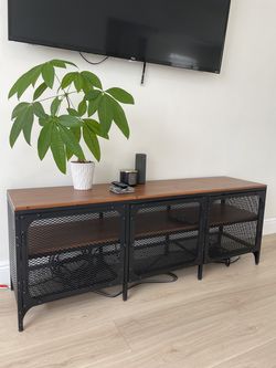 Metal and Wood TV Stand / Media Center