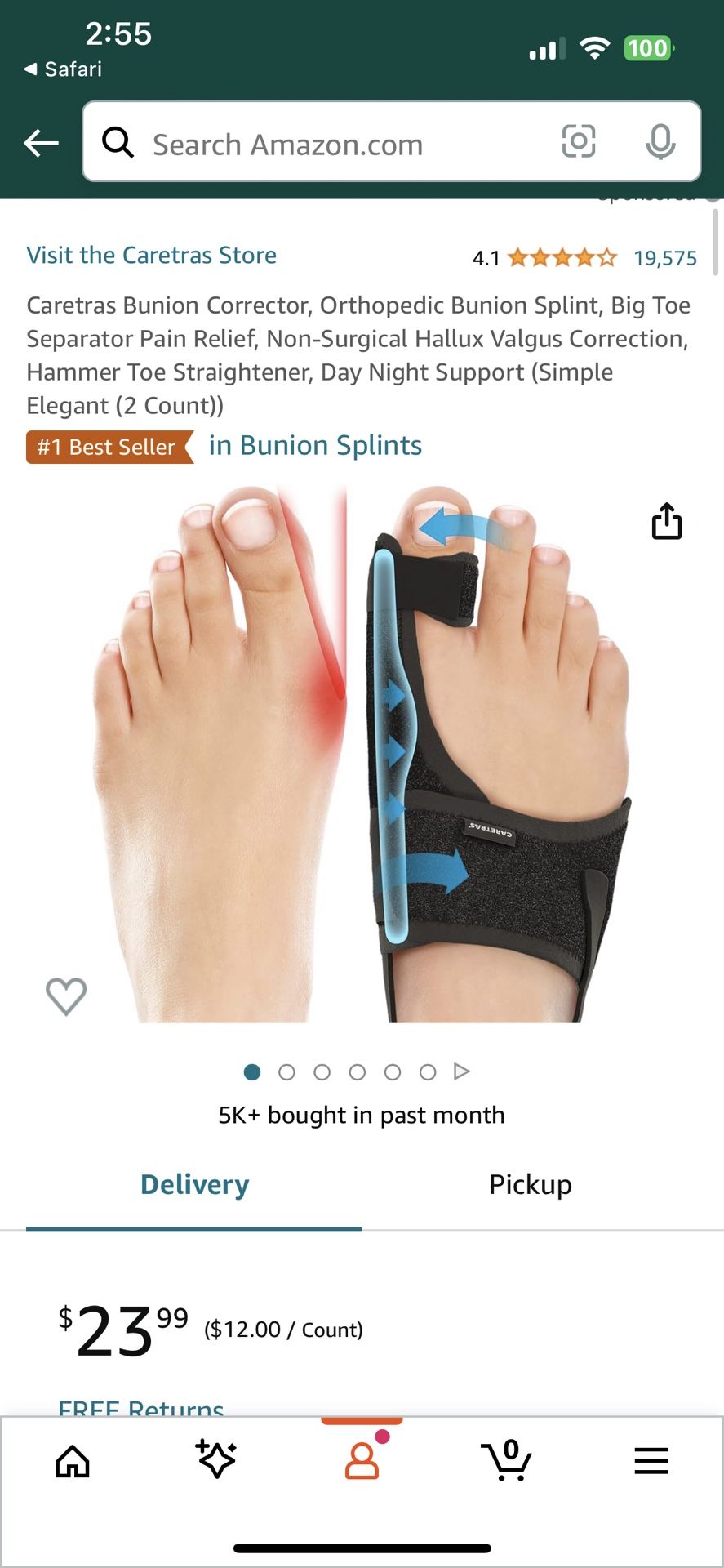 Bunion Corrector (Caretras)