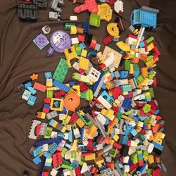 Mix Of Duplo And Mega Blocks