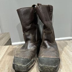 DR. MARTENS FIRTH WATERPROOF WESTERN WORK BOOTS - STEEL TOE