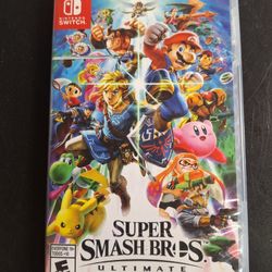 NINTENDO SWITCH SUPER SMASH BROS ULTIMATE GAME
