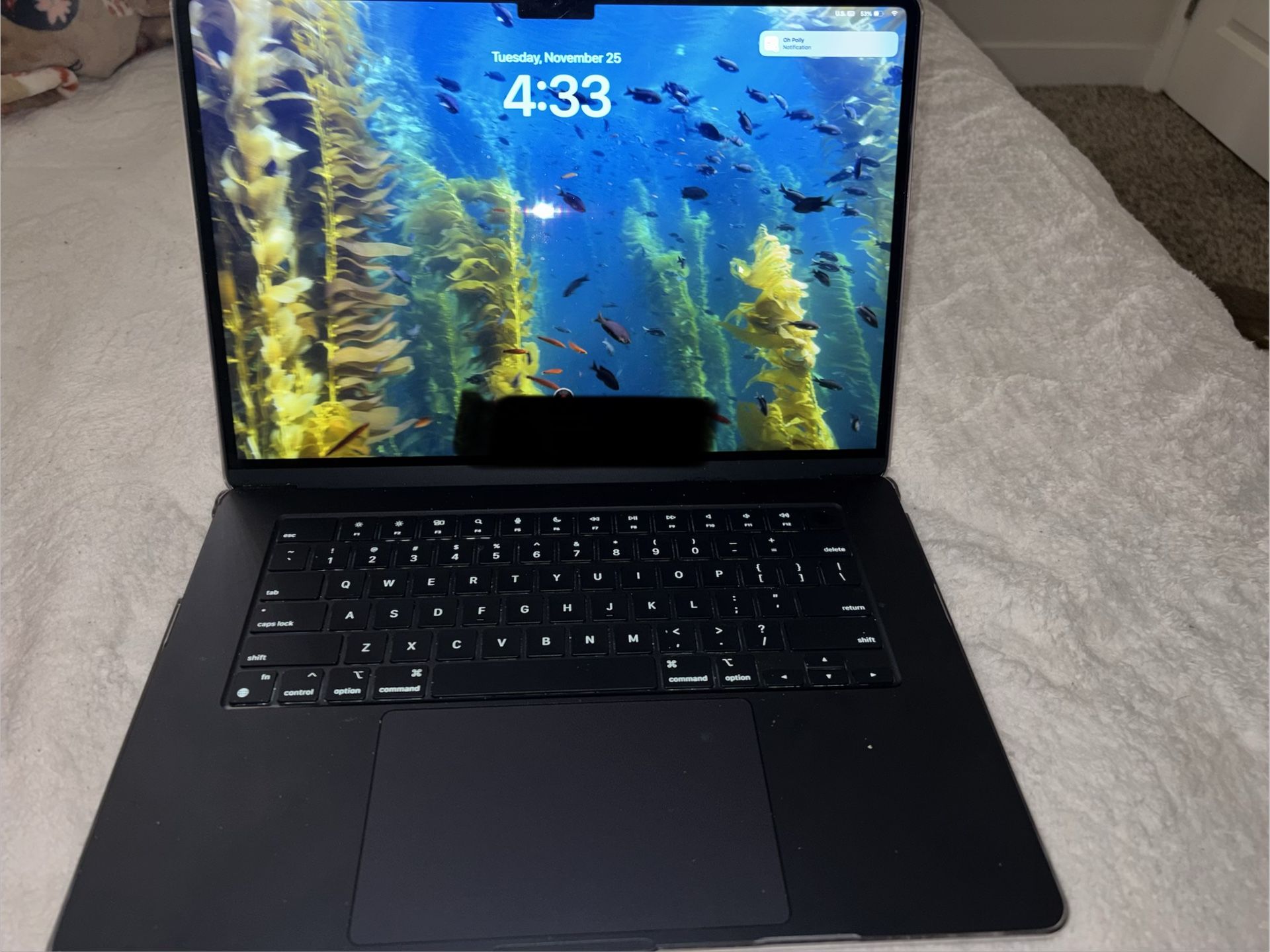 Apple MacBook Air M2 15-inch 256GB  8GB RAM 8-Core CPU 10-Core GPU (Mid 2022) Midnight