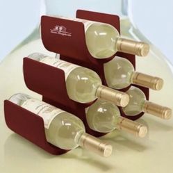 Alessi “Noe” Santa margarita wine rack dark red modular NIB new