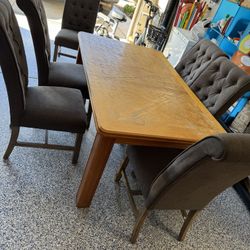 Dining table +6 chair 