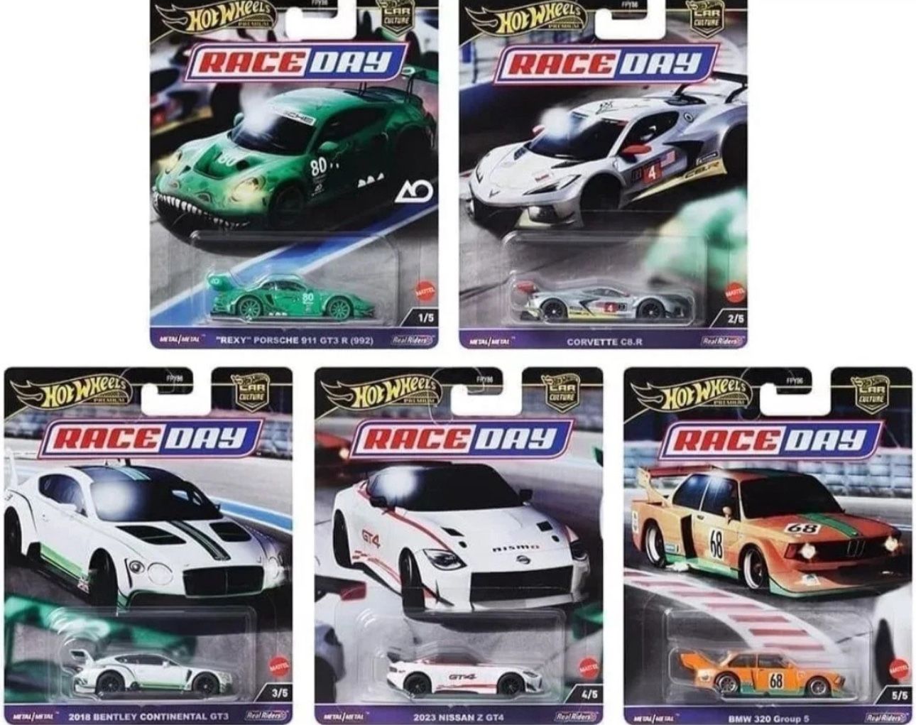 2024 Hot Wheels Race Day Set (5 Cars)