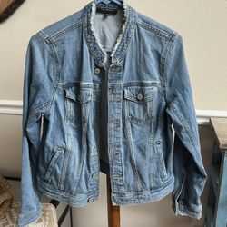 Talbots Denim Jean Jacket Medium Wash just $10 xox