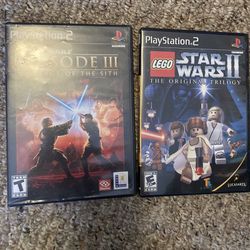 PS2 STAR WARS VIDEO GAMES (2TOTAL)