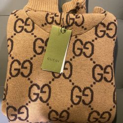 Gucci GG Wool Hooded Sweater M NWT
